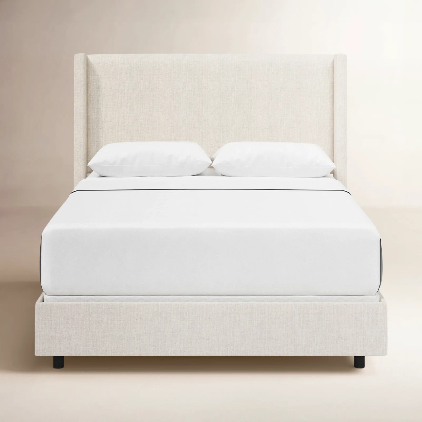 Hanson Upholstered Wingback Bed | Wayfair North America