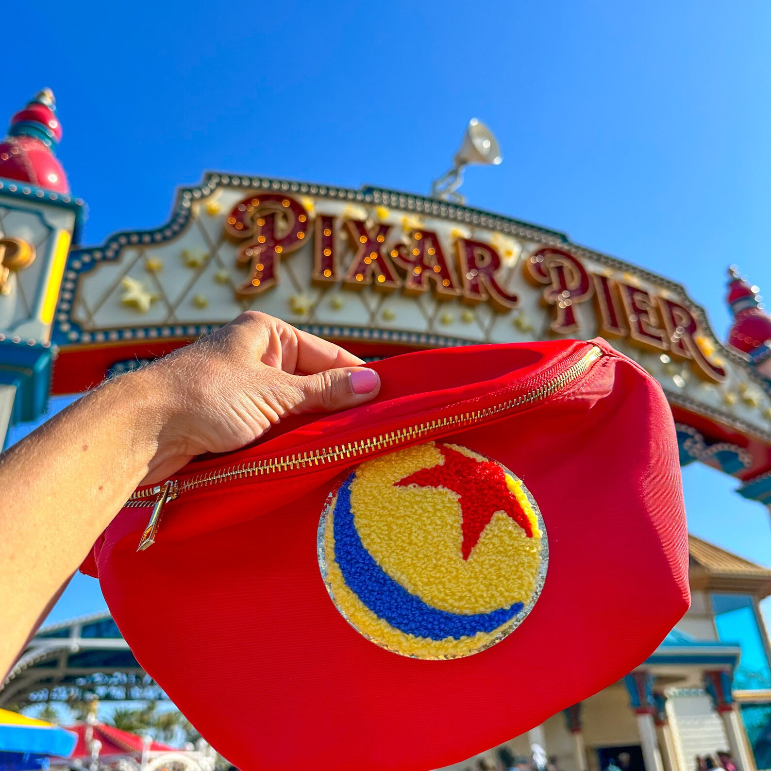 Pixar Fanny Pack. Disney California Adventure. Disney Waist Bag. Pixar Pier Fanny Pack. Luxo Ball... | Etsy (US)
