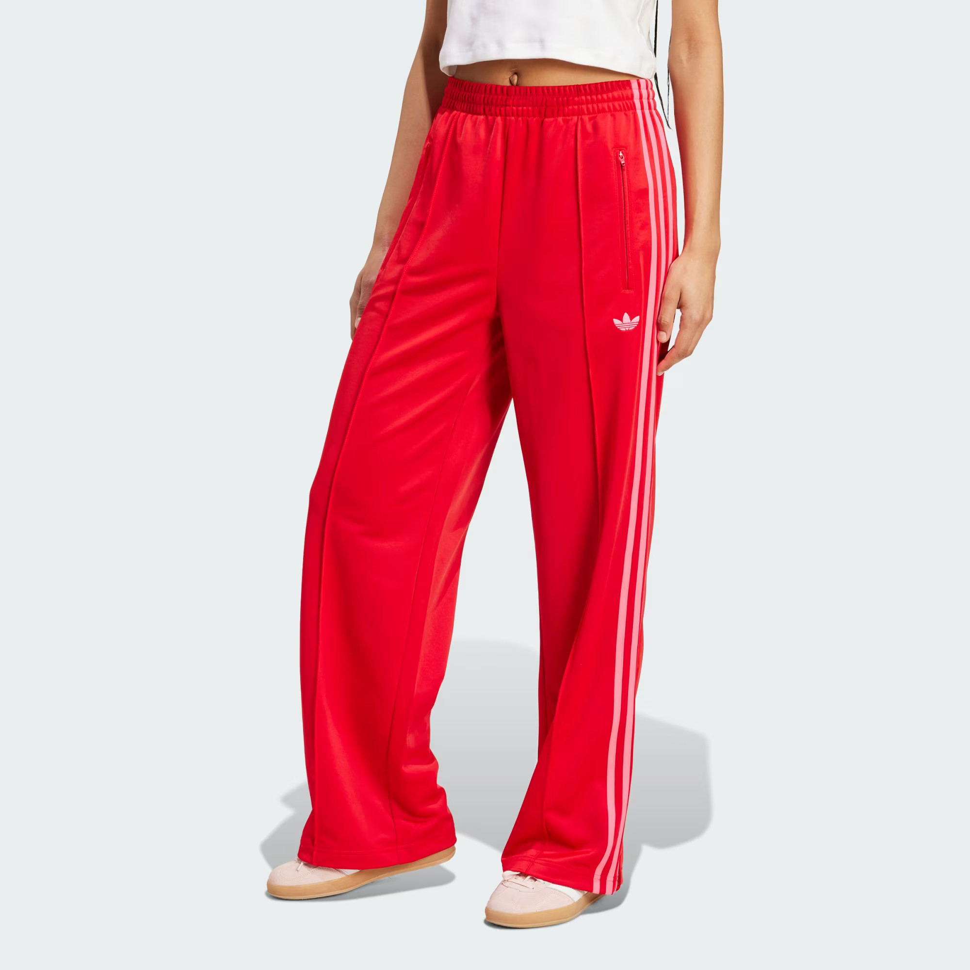 adidas Adicolor Classic Firebird Loose Track Pants - Red | Free Shipping with adiClub | adidas US | adidas (US)