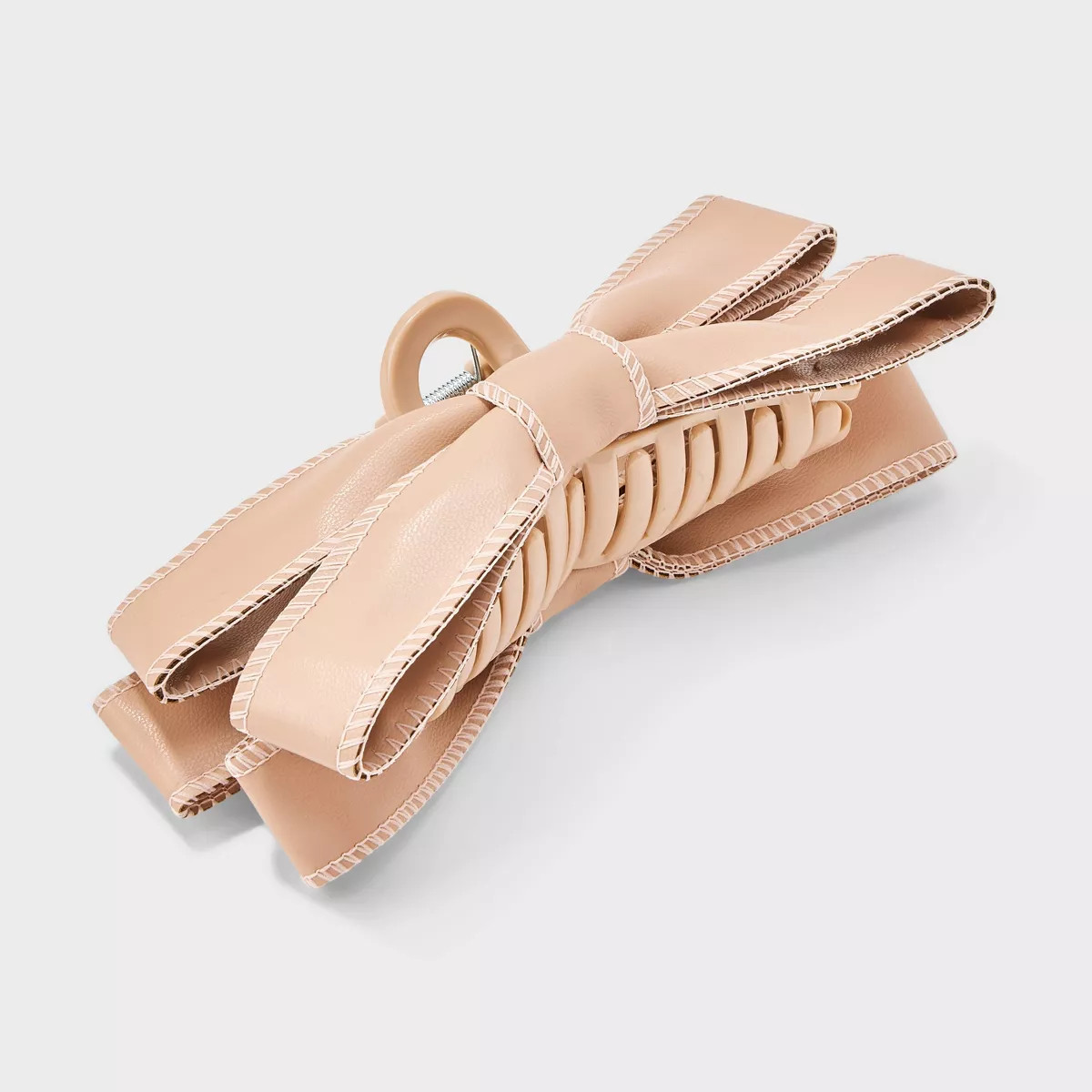 Leather Bow Claw Hair Clip - A New Day™ | Target