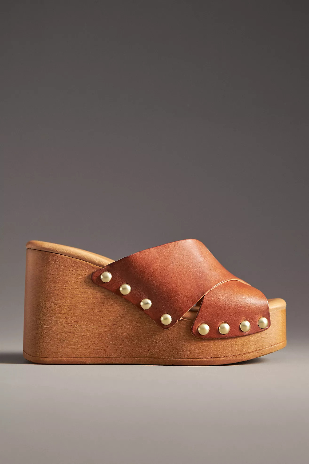 By Anthropologie Cross-Strap Wedge Heels | Anthropologie (US)