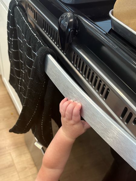 Our time has arrived with child proofing the kitchen - this oven lock was easy to install and makes me feel so much better about him hanging around while I cook 

#LTKfamily #LTKbaby #LTKhome
