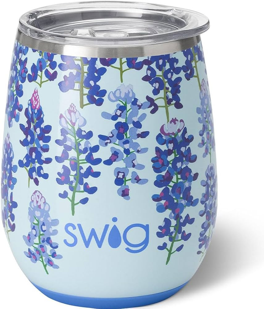 Swig 14oz Wine Tumbler | Insulated Wine Tumbler with Lid, Dishwasher Safe, Stainless Steel Wine T... | Amazon (US)