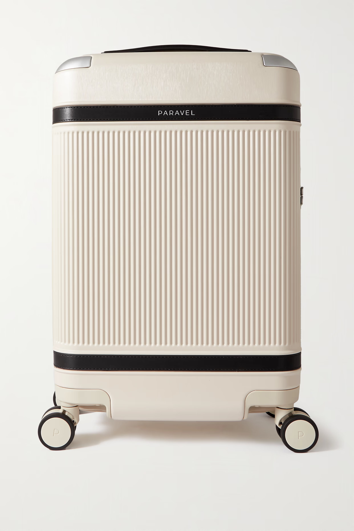 Paravel - + Net Sustain Aviator Vegan Leather-trimmed Recycled-hardshell Suitcase - White | NET-A-PORTER (US)