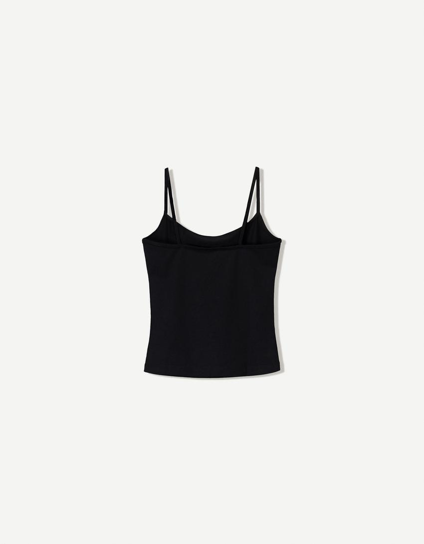 Strappy top - T-shirts and Tops - BSK Teen | Bershka GB