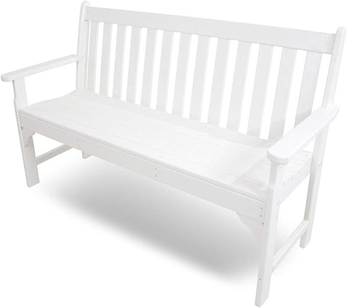 POLYWOOD Vineyard 60" Bench, White       Send to LogieInstantly adds this product to your Logie a... | Amazon (US)