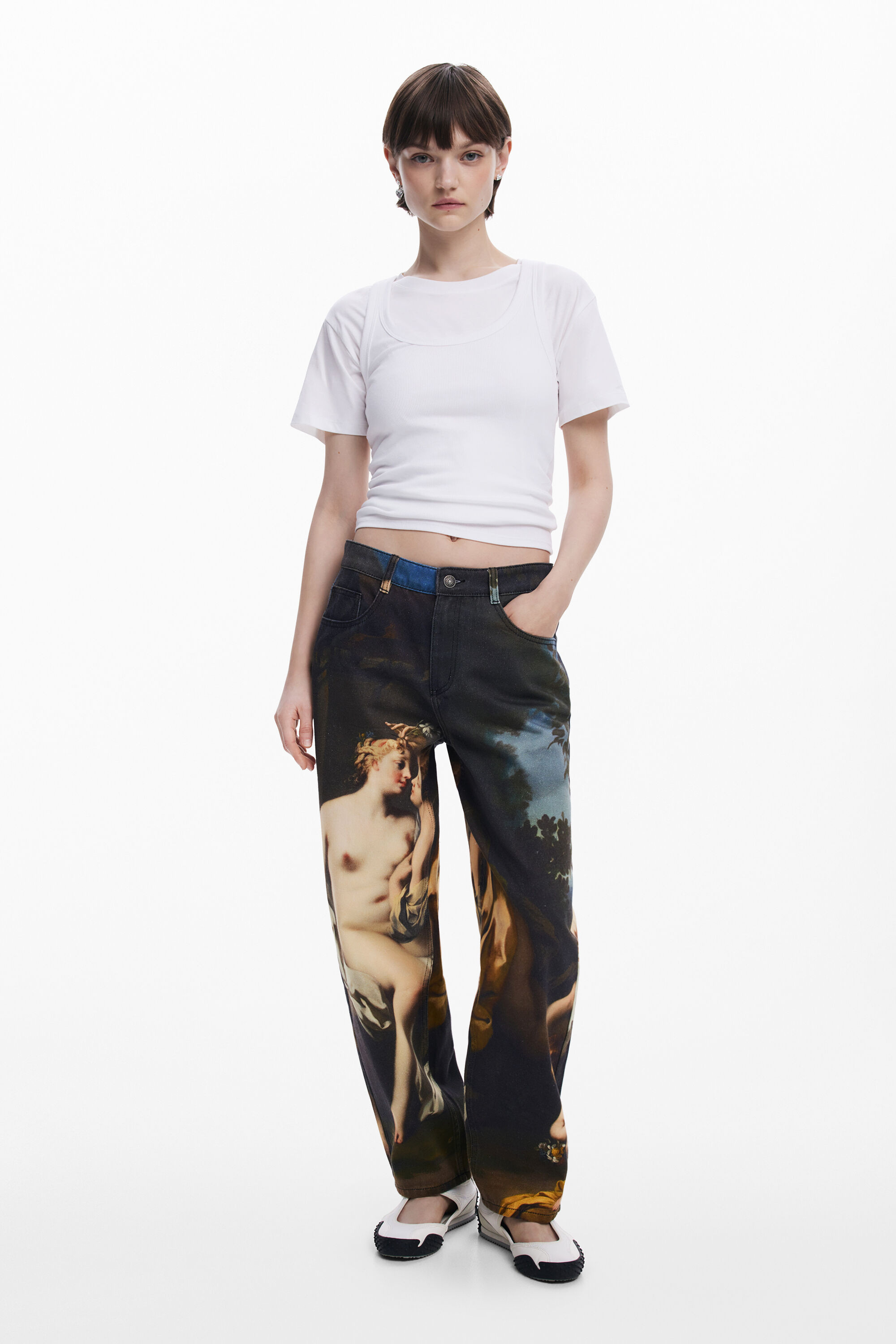 Baroque Baggy Jeans | Desigual (UK/IT)