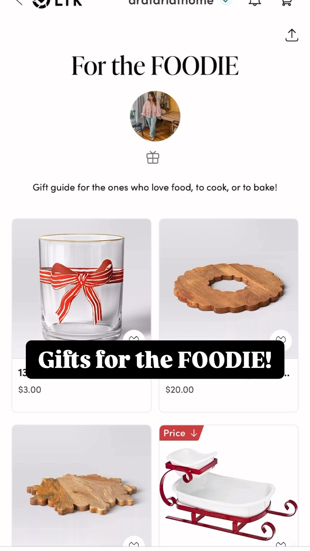 Gift ideas for the one who loves to cook or host! Gifts for the baker, foodie, or chef!



#LTKHoliday #LTKGiftGuide #LTKSeasonal