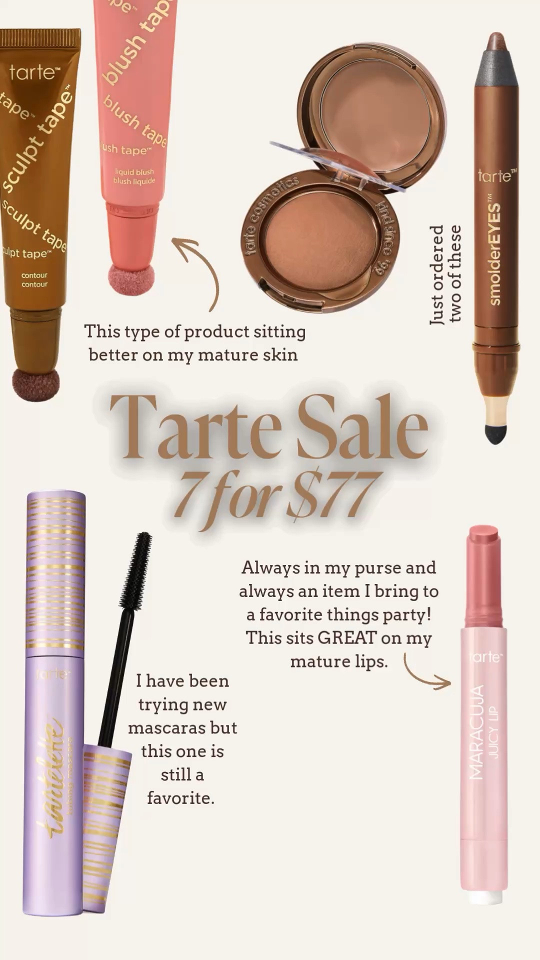 Tartes biggest sale and I’m sharing what I’d grab for mature skin!! 7 full size products for $77 - a good time to stock up!

#LTKOver40 #LTKBeauty #LTKSaleAlert