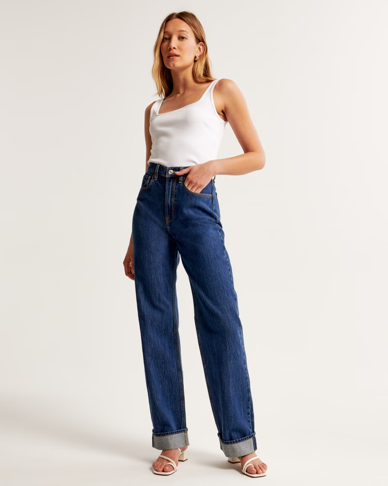 High Rise Loose Jean | Abercrombie & Fitch (US)