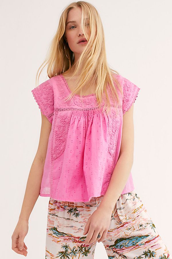 Meant For Your Embroidery Top | Free People (Global - UK&FR Excluded)