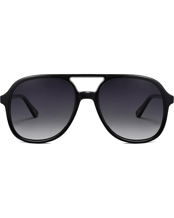 SOJOS Retro Polarized Aviator Sunglasses for Women Men Classic 70s Vintage Trendy Square Aviators... | Amazon (US)