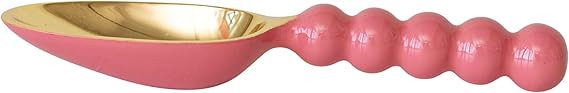 Creative Co-Op Enameled Aluminum Kitchen Scoop, Pink and Gold | Amazon (US)