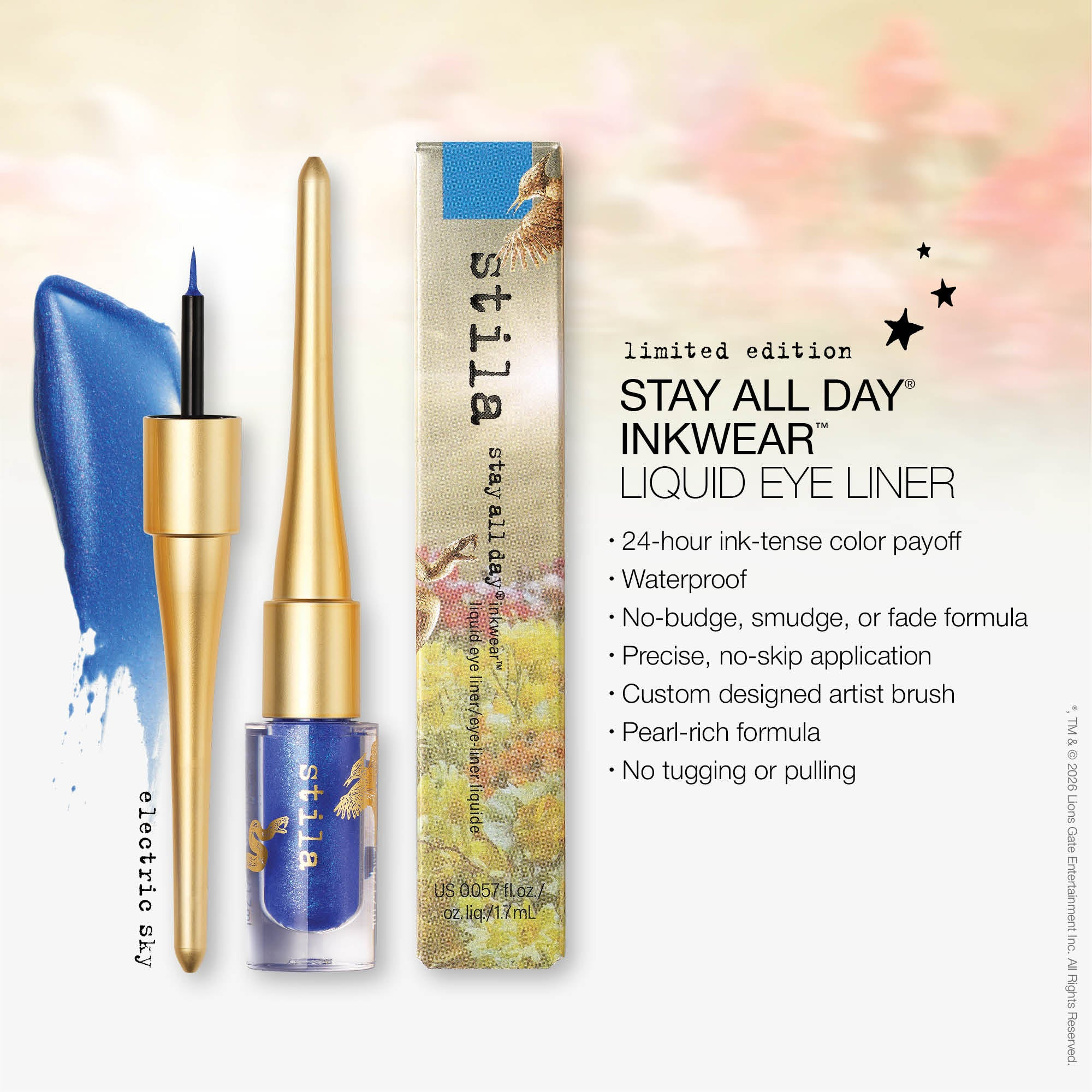 Stay All Day® InkWear™ Liquid Eye Liner - Electric Sky | Stila (US)