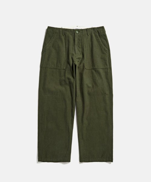 Wide Baker Pants Olive | Musinsa Global