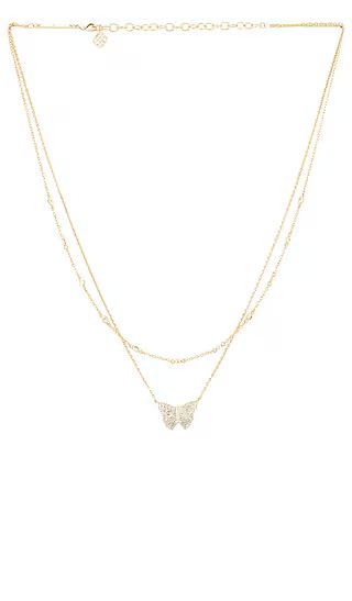 Hadley Butterfly Necklace in Gold | Revolve Clothing (Global)