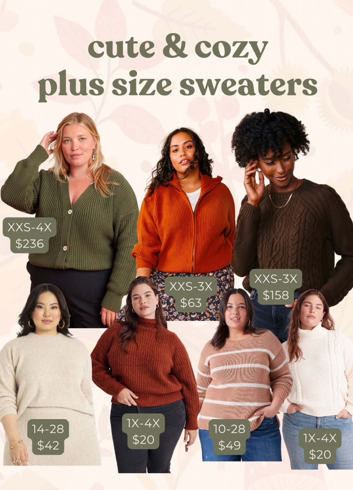 Cozy plus size sweaters perfect for
Fall 🍂

#LTKcurves #LTKSeasonal #LTKmidsize