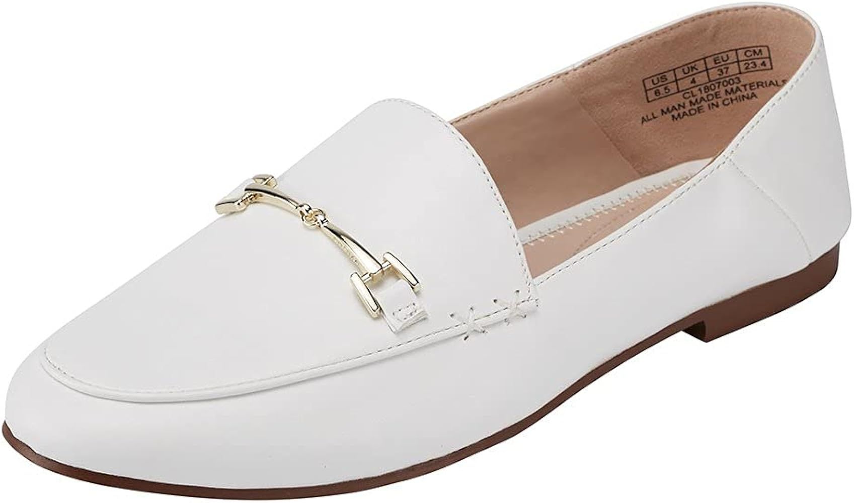 JENN ARDOR Women's Penny Loafers Slip On Flats Comfort Driving Office Loafer Shoes | Amazon (US)