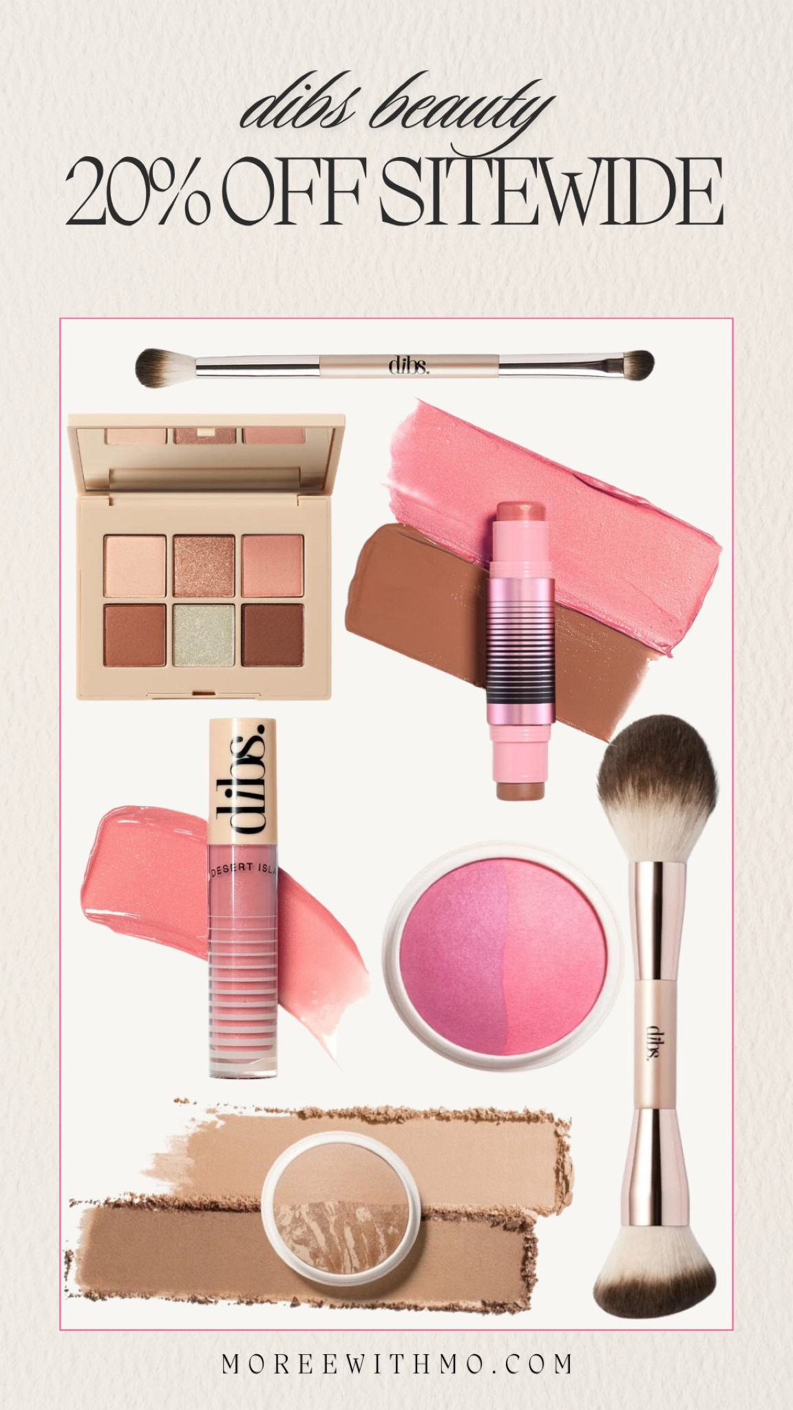 Dibs beauty is 20% off site wide!!

Make up 
Gift guide 
Gifts for her 
Stocking stuffer 
Black Friday

#LTKGiftGuide #LTKCyberWeek #LTKHoliday