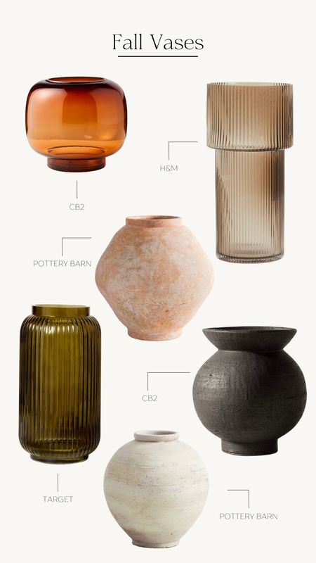 My favorite fall vases ☺️ #bysophialee 