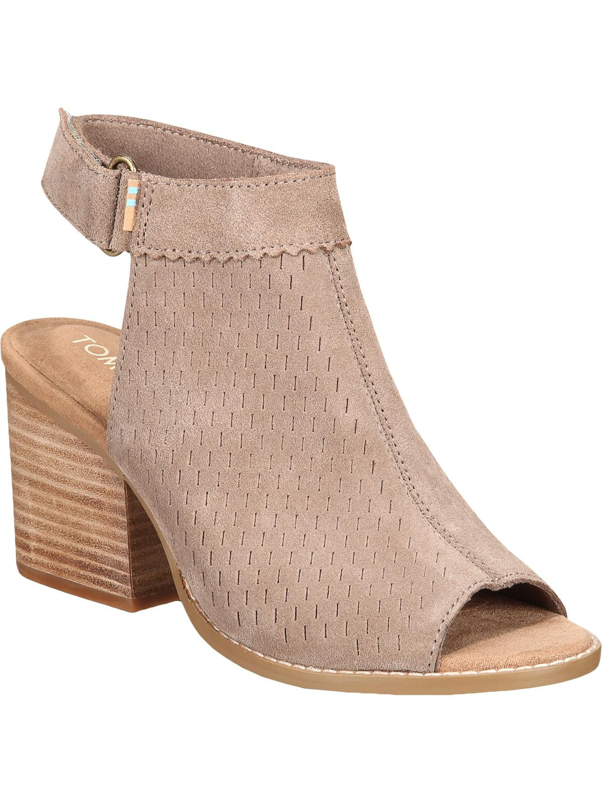 Grenada Womens Suede Peep Toe Dress Sandals | Shop Simon