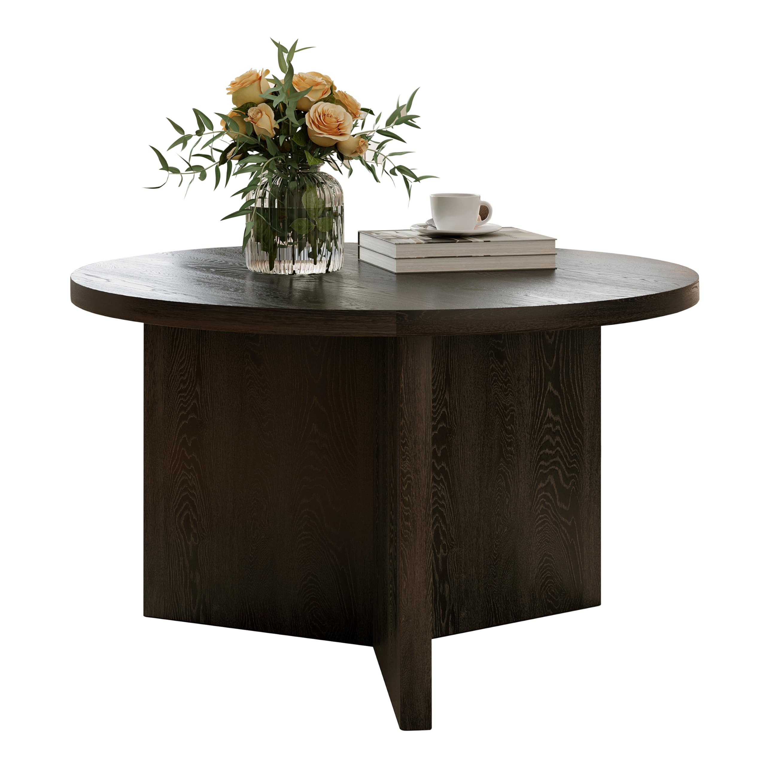 Luoxiao 27.5'' Coffee Table for Small Space, Minimalist Modern Table for Living Room, Durable & S... | Amazon (US)