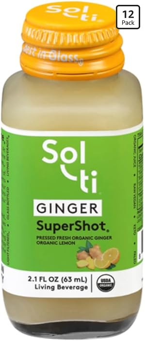 Sol-ti Organic Ginger SuperShot Drink, Aids Digestion, Circulation and Cleansing, SuperFood, Cold... | Amazon (US)