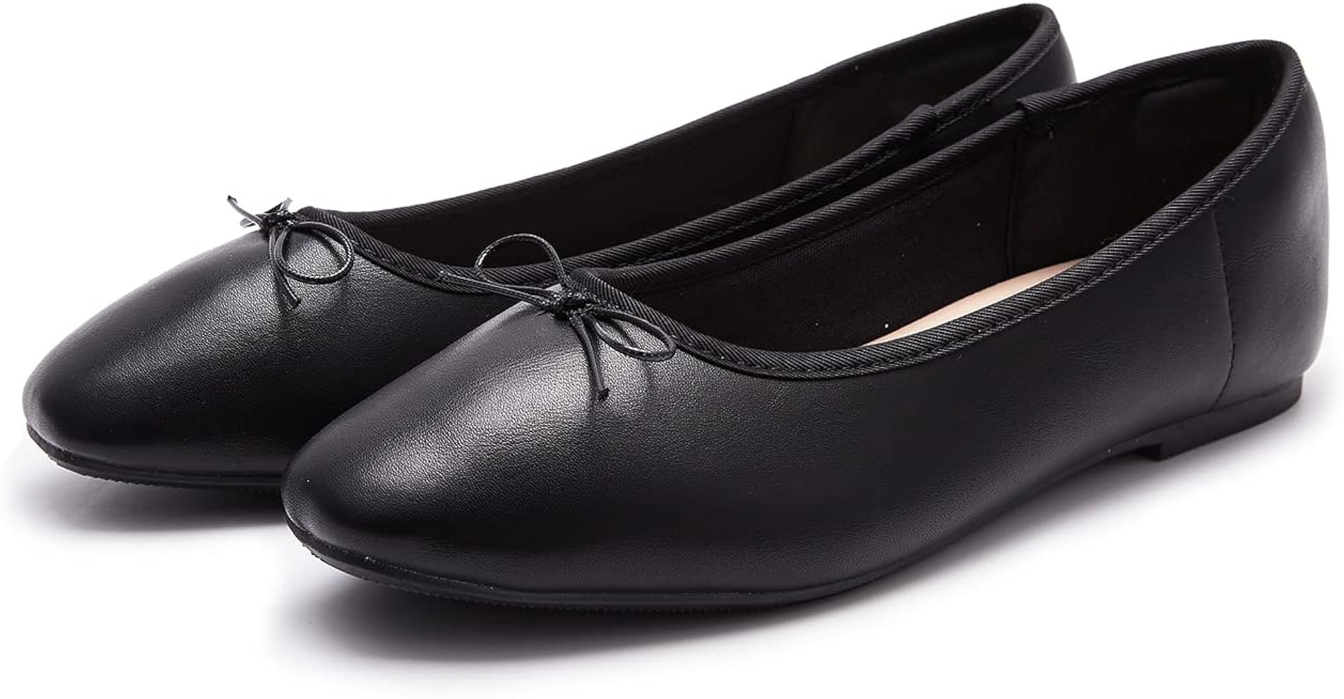 AFEETSING Women's Round Toe Ballet Flats Comfortable Bow Dressy Flats Shoes for Women | Amazon (US)