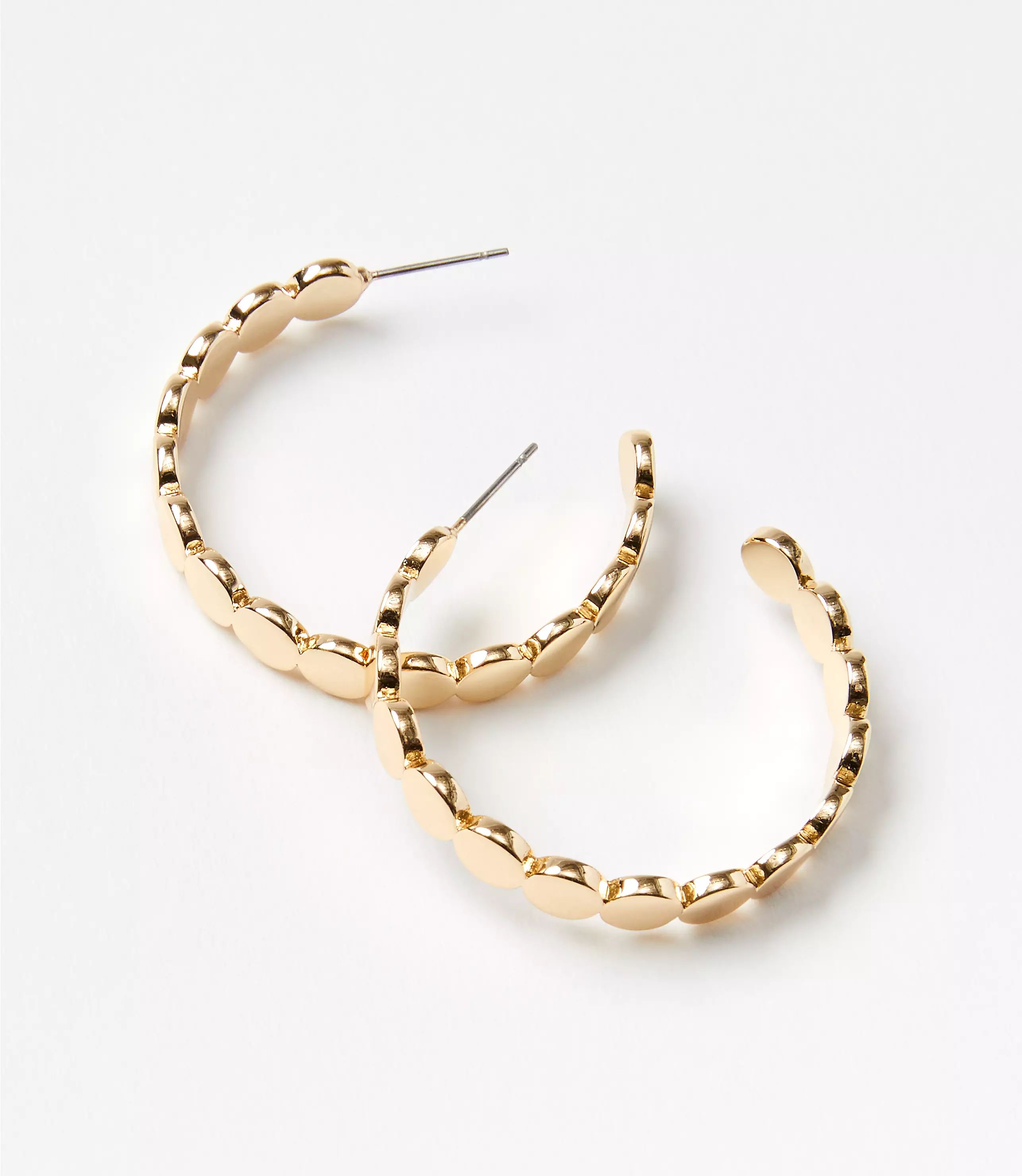 Metal Circle Hoop Earrings | LOFT