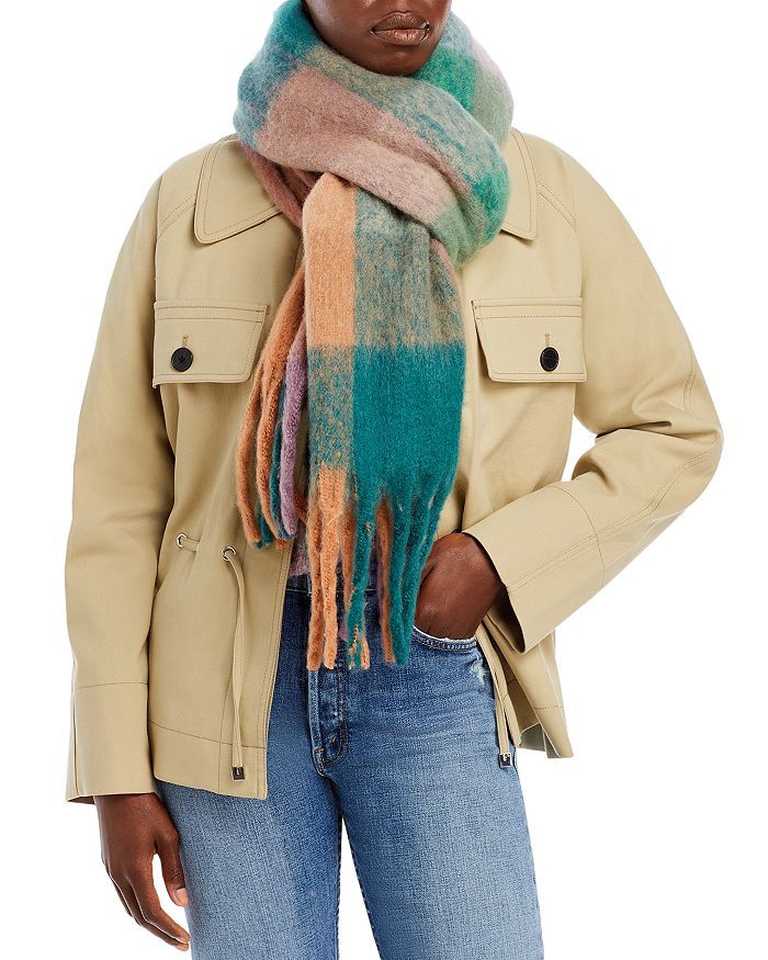 Plaid Fringe Scarf - 100% Exclusive | Bloomingdale's (US)