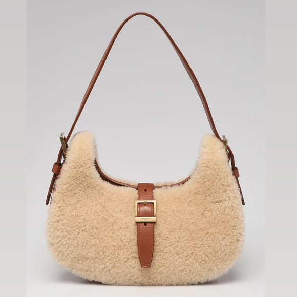 Saint Laurent Le fermoir hobo leather handbag | Poshmark