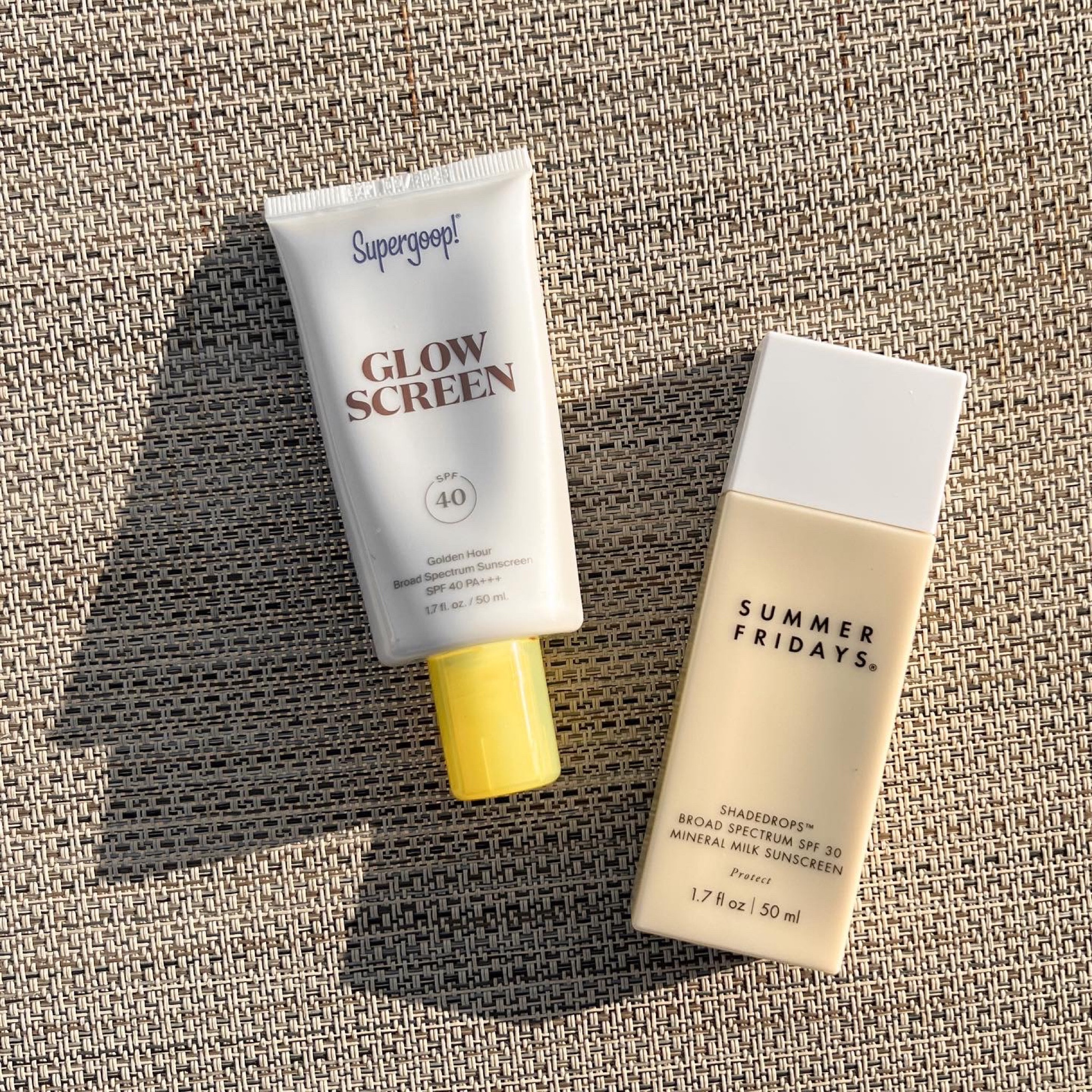 the best sunscreens: supergoop glow screen and summer fridays shade drops 

#LTKunder100 #LTKunder50