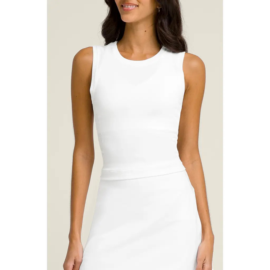 WILSON Pro Seamless Tank in Bright White at Nordstrom, Size Medium | Nordstrom