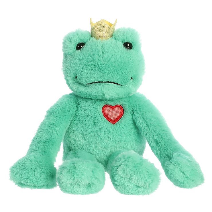 Aurora Valentines 11" Frog Prince Green Stuffed Animal | Target