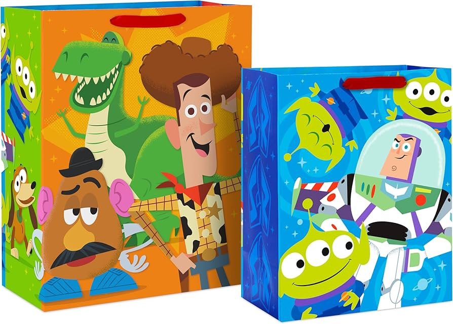 Hallmark Disney Pixar Toy Story Gift Bags for Kids (2 Bags: 1 Large 13", 1 Extra Large 15") for B... | Amazon (US)