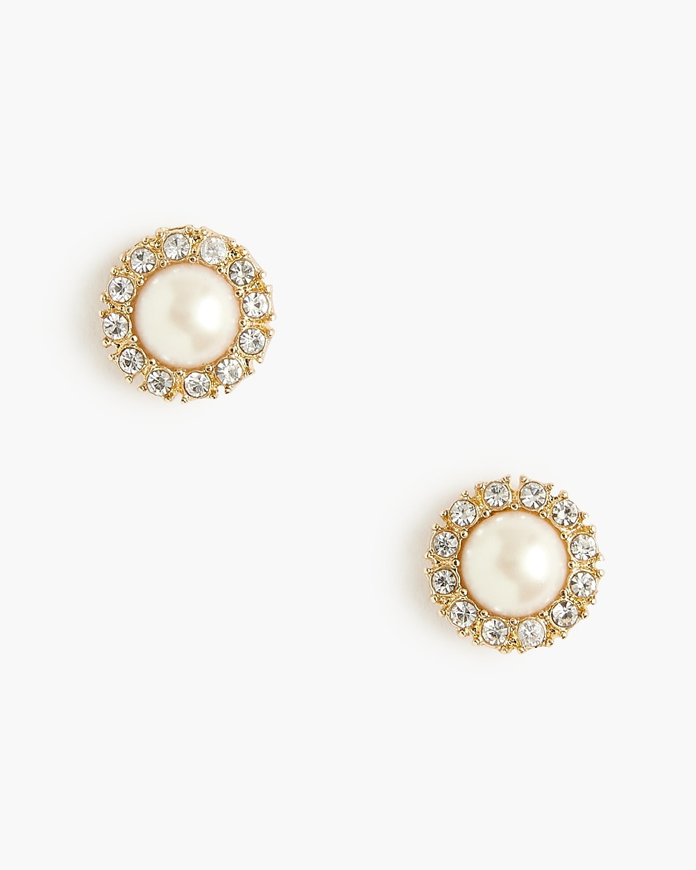 Pearl-effect stud earrings | J.Crew Factory