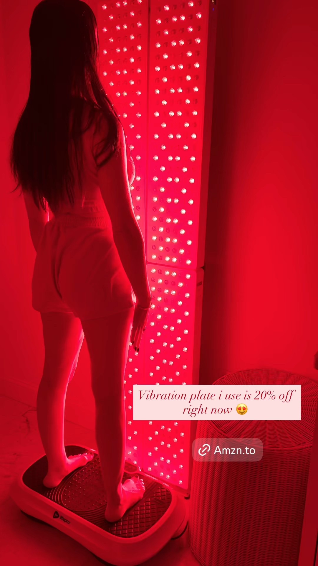 My nightly glow routine ✨
Red light therapy + vibration plate = sculpting, lymphatic drainage, collagen boost, inflammation control, and full-body glow.
This combo keeps my skin tight, toned, and youthful with zero effort.
Everything I use is linked — the red light panel, vibration plate, lymph tools, and my wellness essentials.
Perfect for fitness goals, morning routines, and elevated self-care.
Shop my setup on LTK 🔗✨

#LTKmorningroutine #LTKselfcare #LTKfitnessgoals