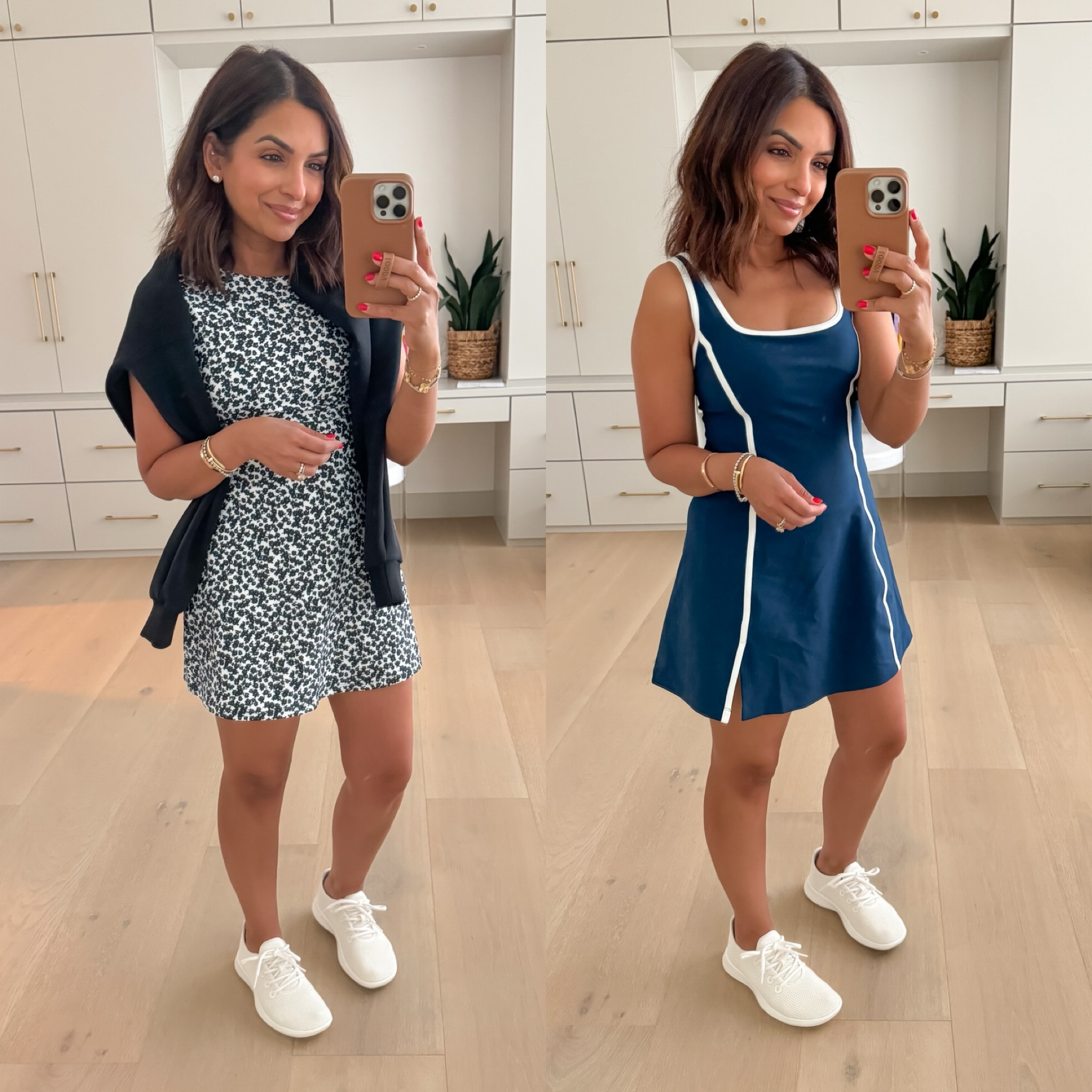 Active wear dresses from A&F! On sale this weekend, run TTS. I'm in the XS floral one and small petite (but should've done XS petite) in the navy 

#LTKSaleAlert #LTKStyleTip