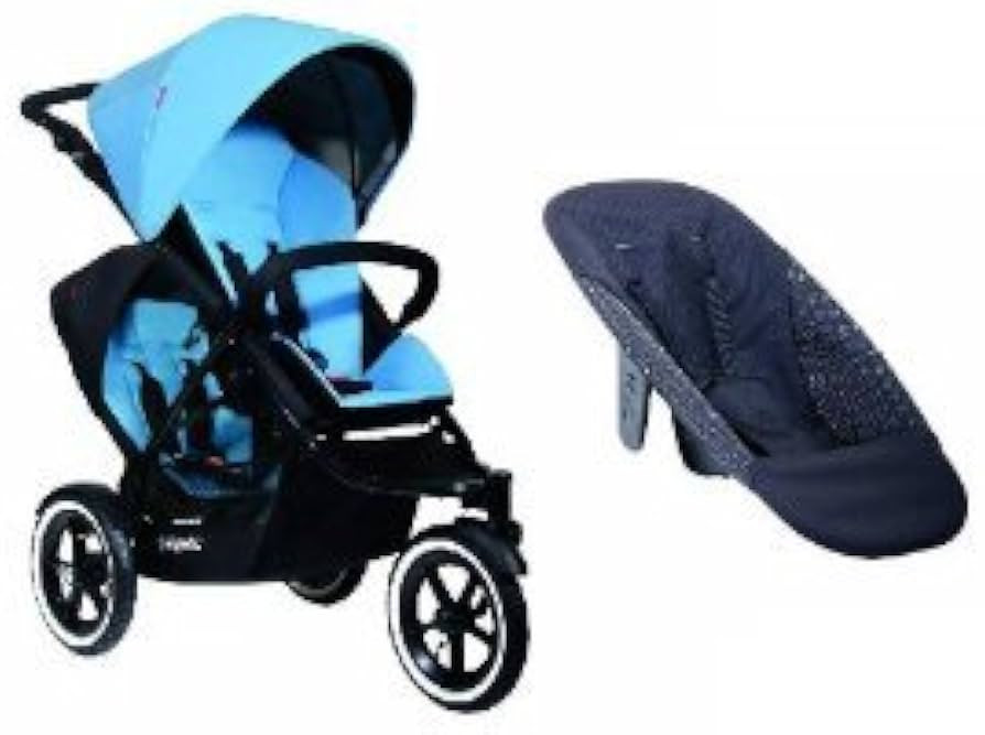 Phil and Teds Navigator with Doubles Kit and Face to Face Seat (Sky) | Amazon (US)