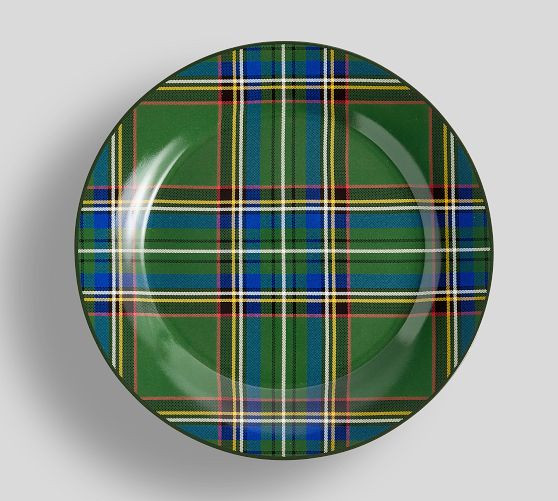 Stewart Plaid Stoneware Salad Plates - Set of 4 | Pottery Barn (US)