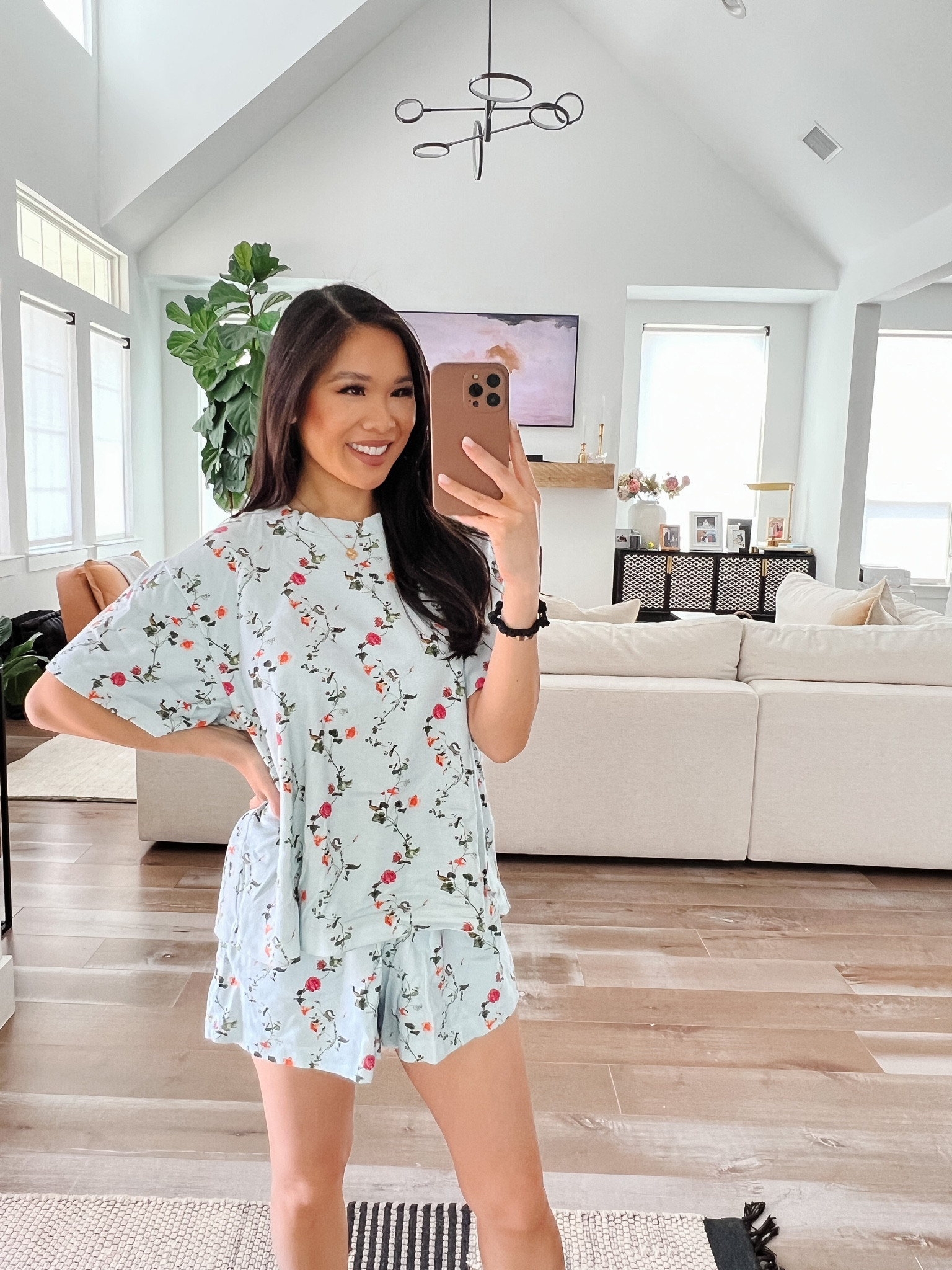Elevated pajamas that I love! Sized up to a small for maternity and now postpartum. Love that they can be passed for loungewear, too! Perfect for the summer 

#LTKstyletip #LTKSeasonal