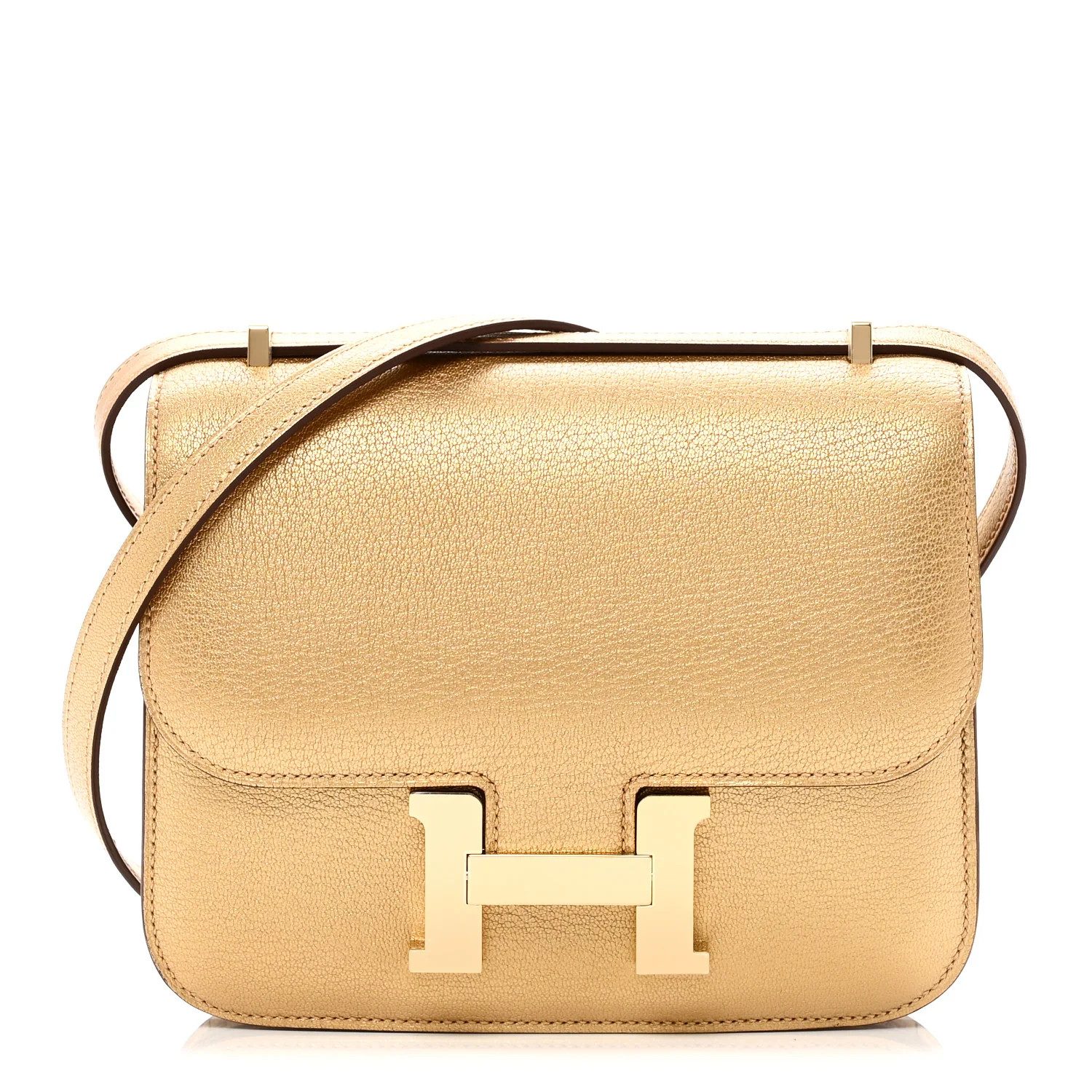 Hermes Metallic Chevre Chamkilight Constance 18 Dore 1835159 | FASHIONPHILE (US)