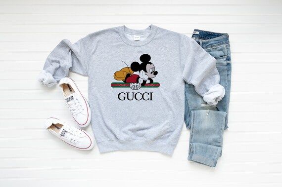 Gucci Inspired Mickey Sweatshirt | Etsy | Etsy (US)