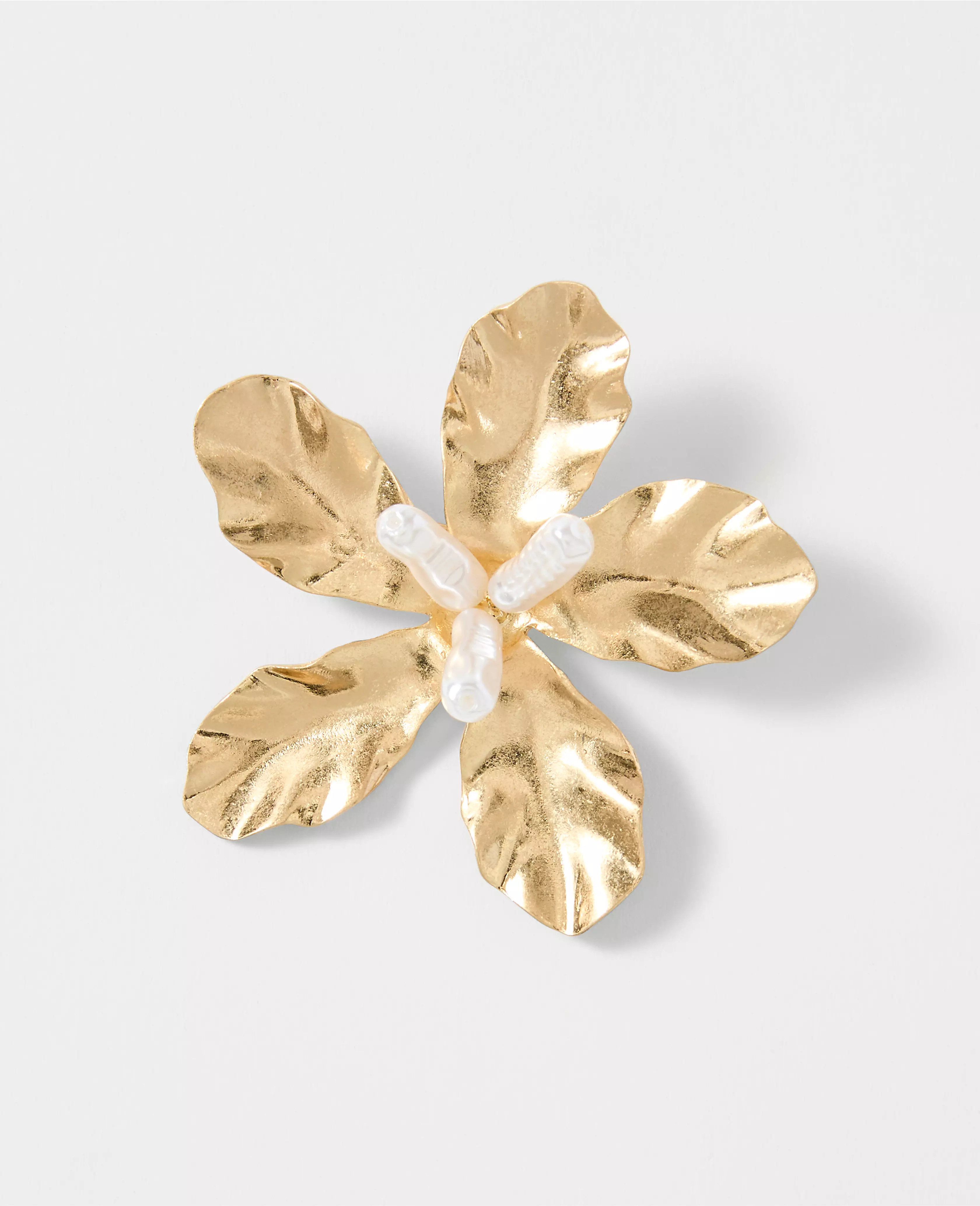 Metal Flower Brooch | Ann Taylor