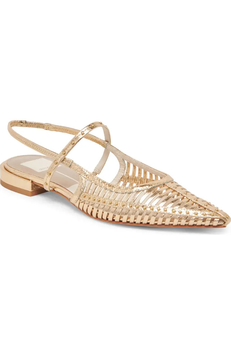 Phinly Pointed Toe Slingback Flat (Women) | Nordstrom