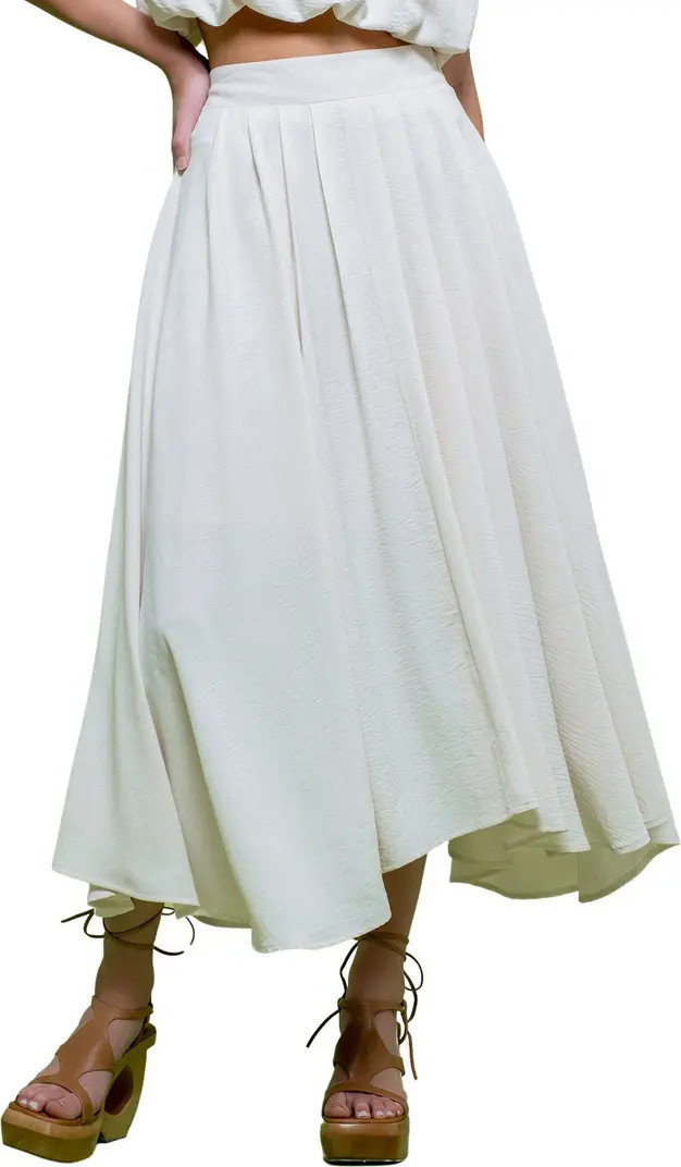 Blu Pepper Pleated Midi Skirt | Nordstromrack | Nordstrom Rack