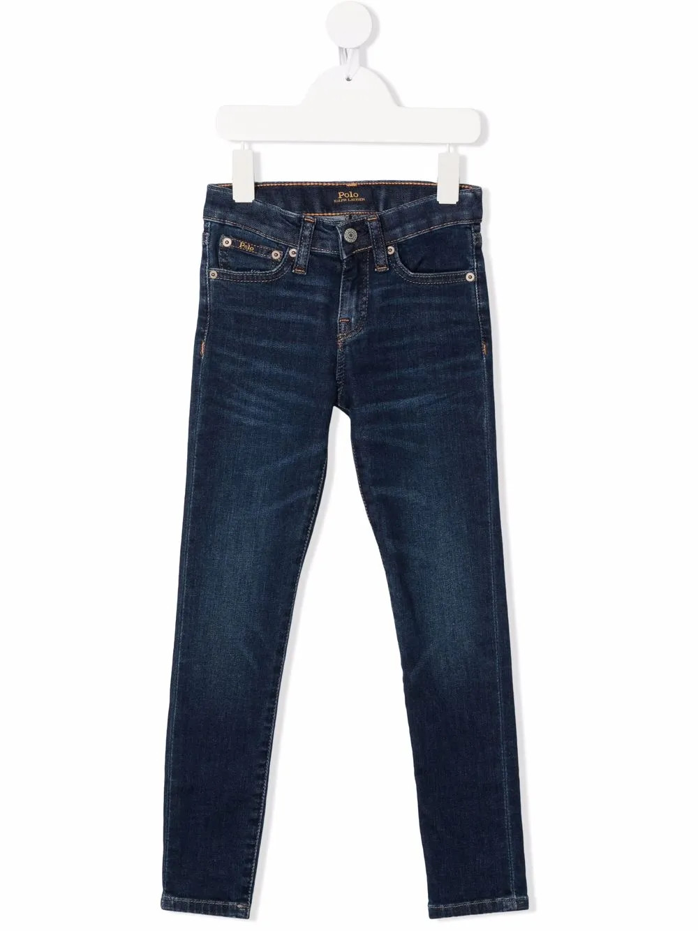 POLO RALPH LAUREN KIDS skinny-fit Denim Jeans | Blue | FARFETCH KW | Farfetch Global