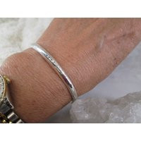 Sterling Silver Bangle Bracelet W/Safety Chain>925 Beautifully Etched Hinged Bracelet, 925 Bracelet, Sterling Bangle, Engraved | Etsy (US)