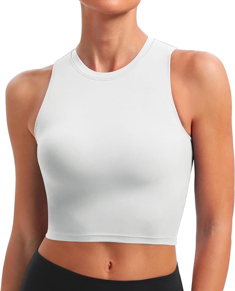 BAYDI Sports Bras for Women Workout Crop Tank Tops with Built in Bra Athletic Longline Padded Yog... | Amazon (US)