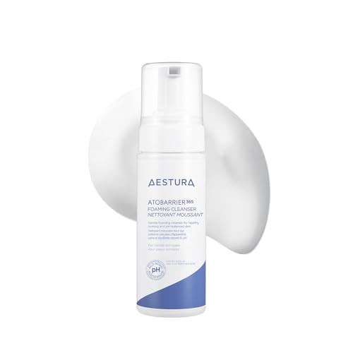AESTURA ATOBARRIER365 Gentle pH-Balanced Foaming Cleanser with Ceramides | Korean Face Wash for Skin Moisture Barrier Repair, Hydrating Formula, Suitable for Dry Skin, 150ML / 5.07 oz. | Amazon (US)
